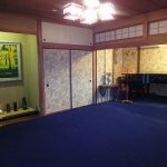 和室とピアノルームのカーペットを同色にしました。