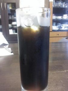 神楽坂　香音里のカフェでは、このダブルエスプレッソを使用したアイスコーヒーもうりの一つです。